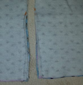Adding Scratch Mitts to the Onesie | Mamma Can Do It Sewing Blog