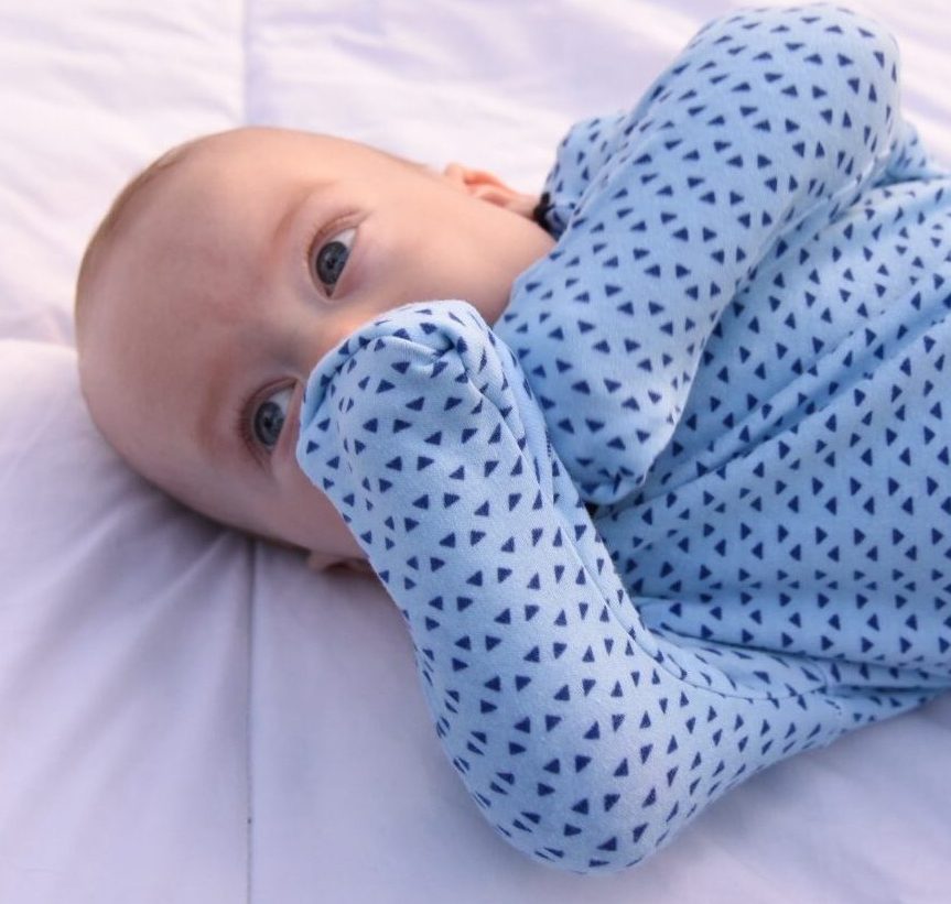 newborn pajamas with mittens
