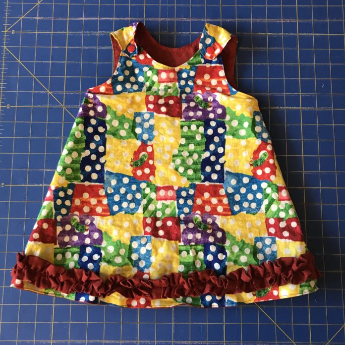 Alternate Ruffle for joyful jumper - Mamma Can Do It Sewing Blog