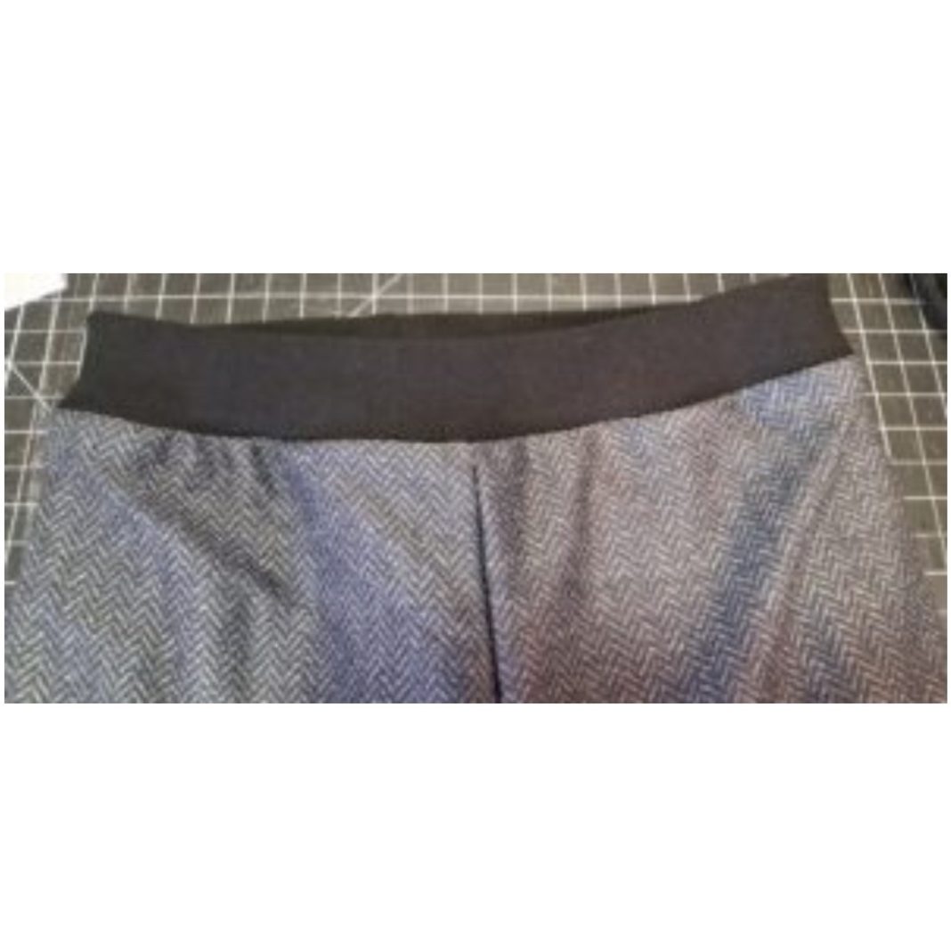 How to add a short yoga waistband to pants Mamma Can Do It Sewing Blog