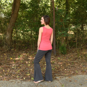fit pants, sewing flared pants, flare pant sewing pattern