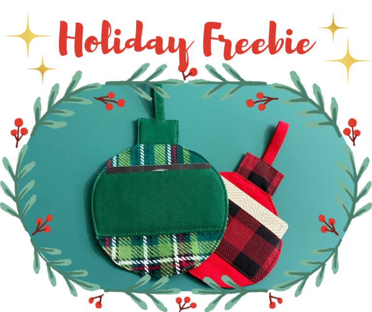 Ornament Gift Card Holder PDF Sewing Pattern & Tutorial