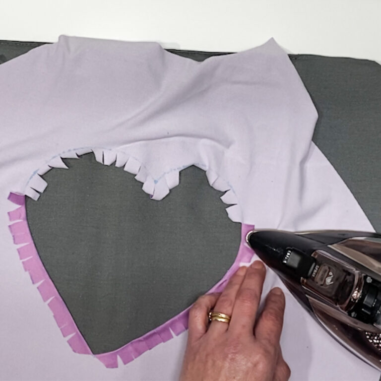 Reverse appliqué tutorial - Mamma Can Do It Sewing Blog